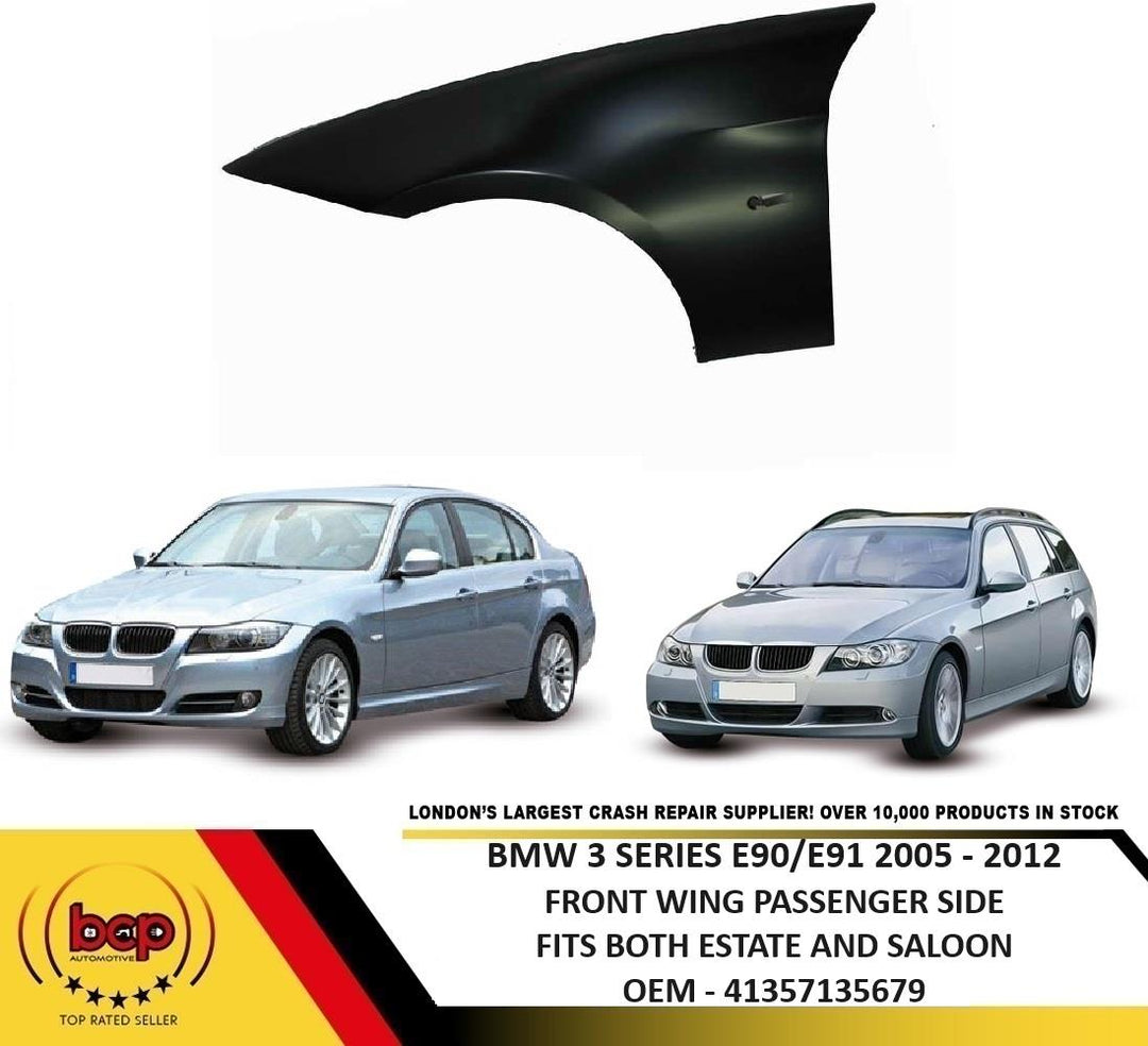 BMW 3 SERIES E90 91 2005 - 2012 FRONT WING PASSENGERS SIDE INSURANCE APPROVED