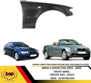 BMW 3 SERIES E46 COUPE CABRIO 2003 - 2007 FRONT WING FENDER PANEL DRIVERS RIGHT