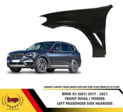 BMW X3 2017 - 2021 FRONT WING FENDER LEFT NEARSIDE PASSENGER SIDE PANEL