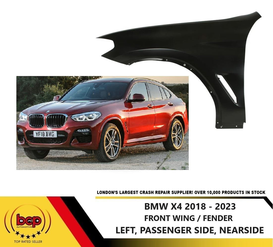 BMW X4 2018 - 2023 FRONT WING FENDER LEFT NEARSIDE PASSENGER SIDE PANEL