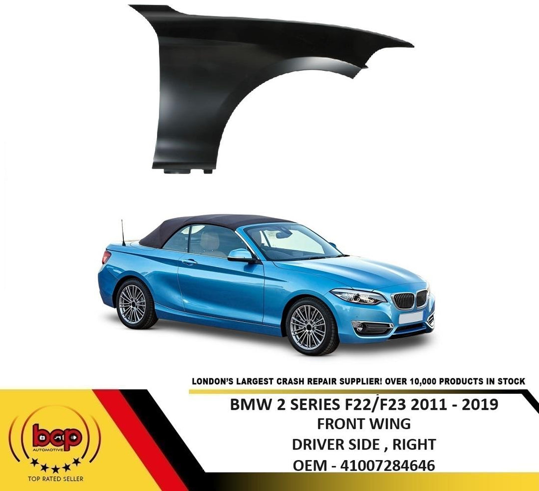 BMW 2 SERIES F22 F23 2014 - 2019 FRONT WING PRIMED RIGHT DRIVER SIDE NEW