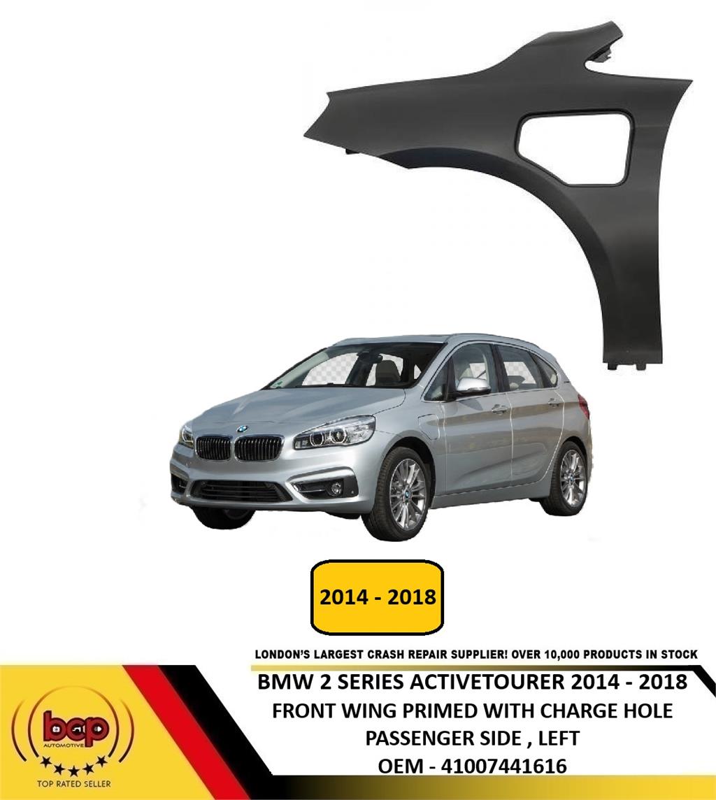 BMW 2 SERIES ACTIVETOURER 2014 -2022  FRONT WING WITH CHARGING HOLE LEFT SIDE