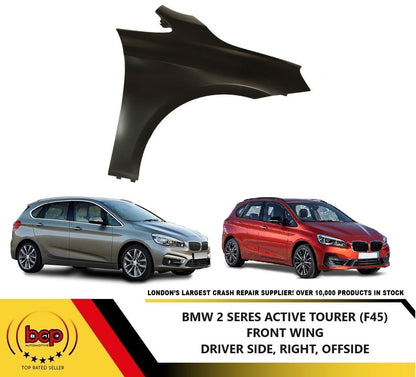 BMW 2 SERIES ACTIVE TOURER 2015 - 2022 FRONT WING FENDER RIGHT DRIVERS OFFSIDE