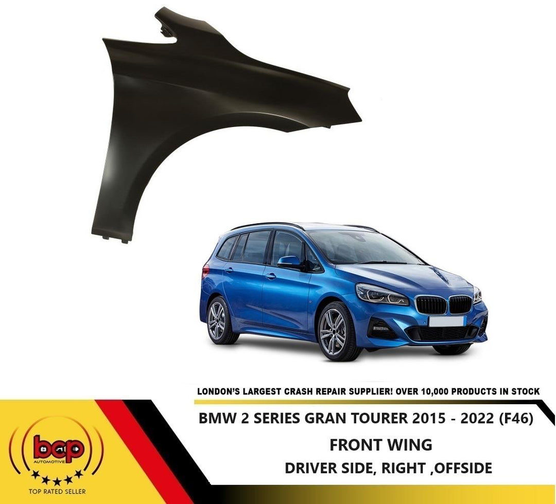 BMW 2 SERIES GRAN TOURER F46 2015 - 2022 FRONT WING FENDER RIGHT DRIVERS OFFSIDE