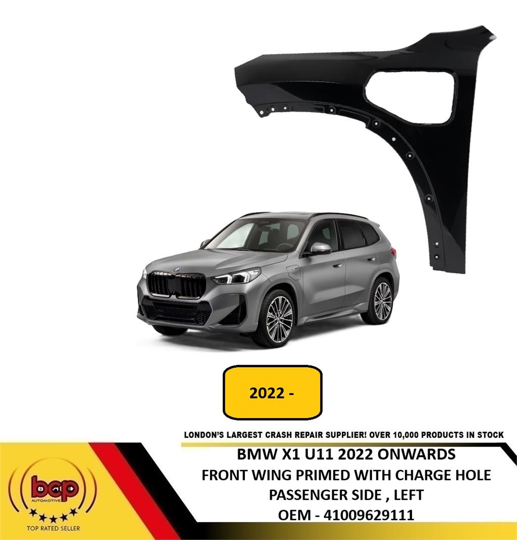 BMW X1 ELECTRIC 2022 ON FRONT WING WITH CHARGING HOLE PASSENGER  41009629111