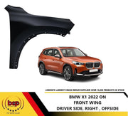 BMW X1 2022 ON  U11 FRONT WING FENDER DRIVER SIDE RIGHT PANEL 41009629108