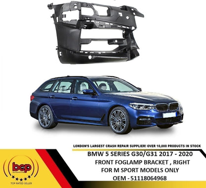 BMW 5 SERIES G30 2017 – 2020 FRONT FOG LAMP BRACKET RIGHT SIDE M SPORT MODELS