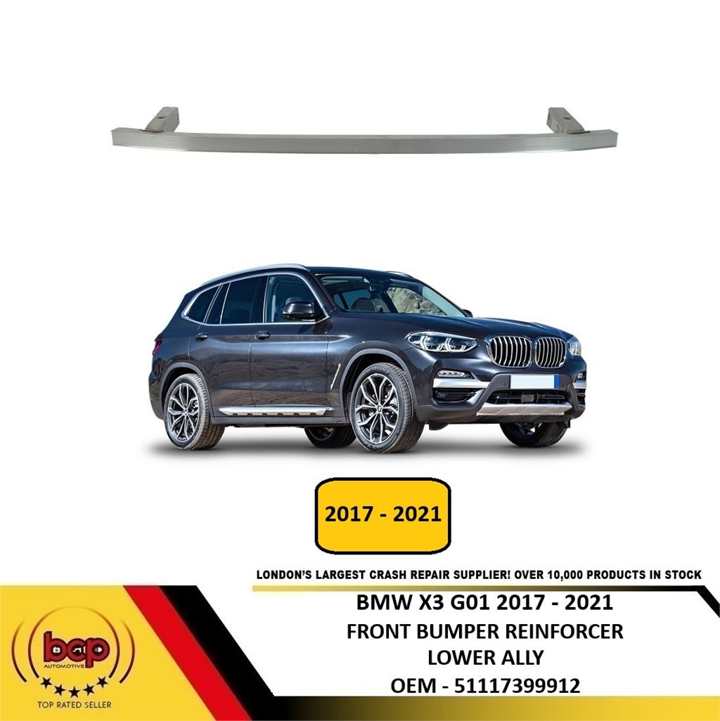 BMW X3 G01 2017 - 2021 FRONT BUMPER REINFORCER LOWER ALUMINIUM IMPACT CRASH BAR