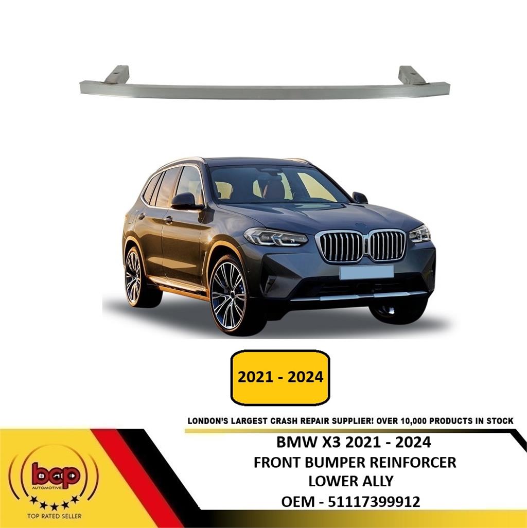 BMW X3 G01 2021 - 2024 FRONT BUMPER REINFORCER LOWER ALUMINIUM IMPACT CRASH BAR