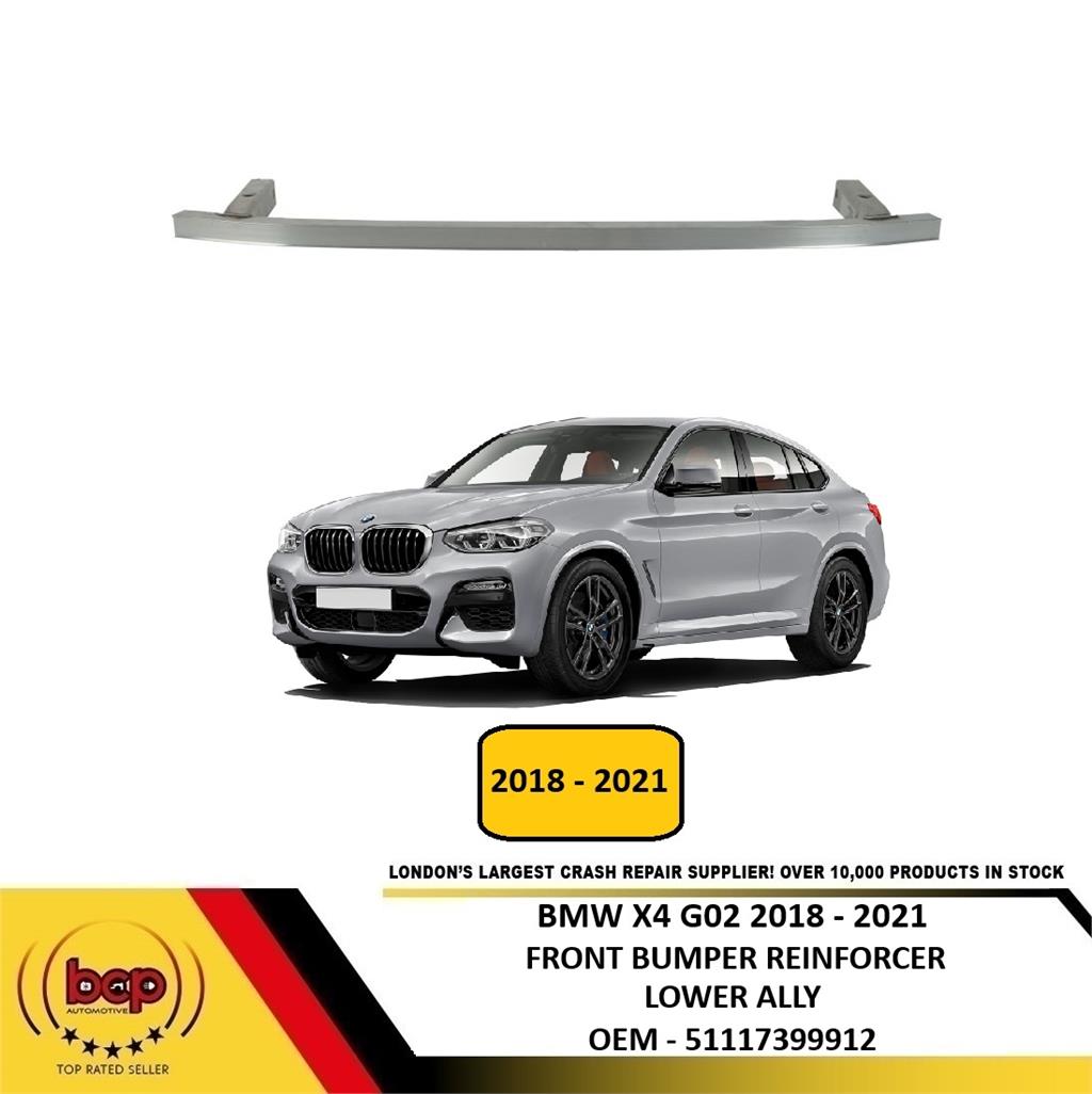 BMW X4 G02 2018 - 2021 FRONT BUMPER REINFORCER LOWER ALUMINIUM IMPACT CRASH BAR