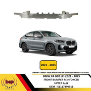 BMW X4 G02 2021 - 2025 FRONT BUMPER REINFORCER UPPER ALUMINIUM IMPACT CRASH BAR