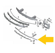 BMW 3 SERIES G20 2019 ON FRONT BUMPER LOWER REINFORCEMENT CROSSMEMBER