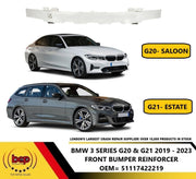 BMW 3 SERIES G20 2019 on FRONT BUMPER REINFORCEMENT CRASH CARRIER BAR ALUMINIUM