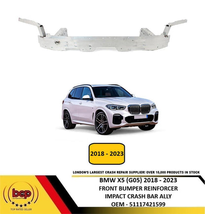 BMW X5 G05 2018 - 2023 FRONT BUMPER REINFORCER IMPACT CRASH BAR ALUMINIUM NEW