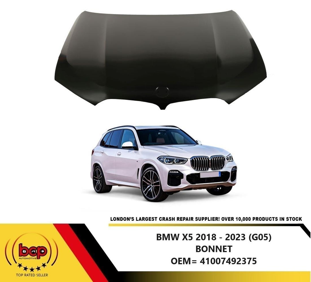 BMW X5 2018 – 2023 BONNET G05  HOOD PANEL DELIVERED TO YOUR DOOR 41007492375