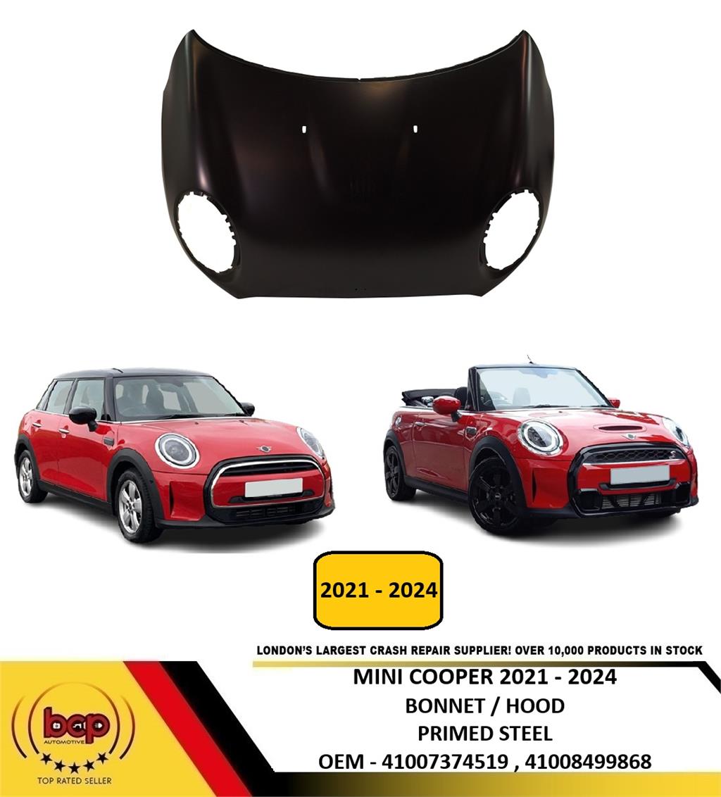 MINI 2021 - 2024 BONNET HOOD MINI ONE COOPER INSURANCE APPROVED 5 DOOR 3 DOOR