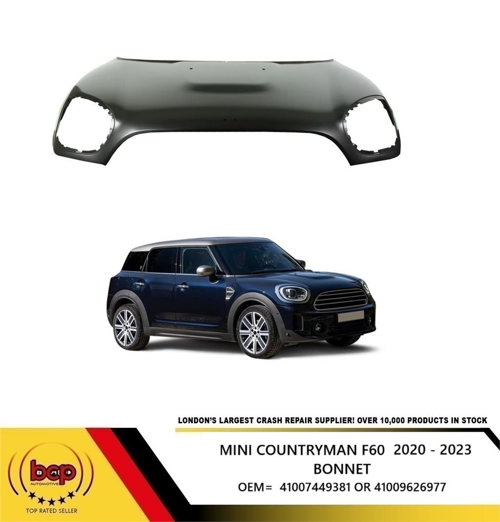 MINI COUNTRYMAN 2020 - 2023 BONNET NEW DELIVERED TO YOUR DOOR F60 41009626977