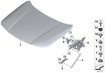 Load image into Gallery viewer, BMW X2 F39 2018 - 2024 BONNET HOOD PRIMED ALUMINIUM OEM SPEC 41007484213