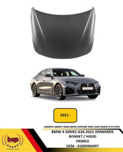 BMW 4 SERIES GRAN COUPE G26 2021 ONWARDS BONNET HOOD PRIMED 41009466097