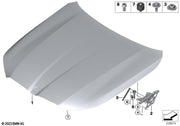 BMW 5 SERIES G60 2024 ONWARDS BONNET HOOD PRIMED ALUMINIUM NEW 41619633618