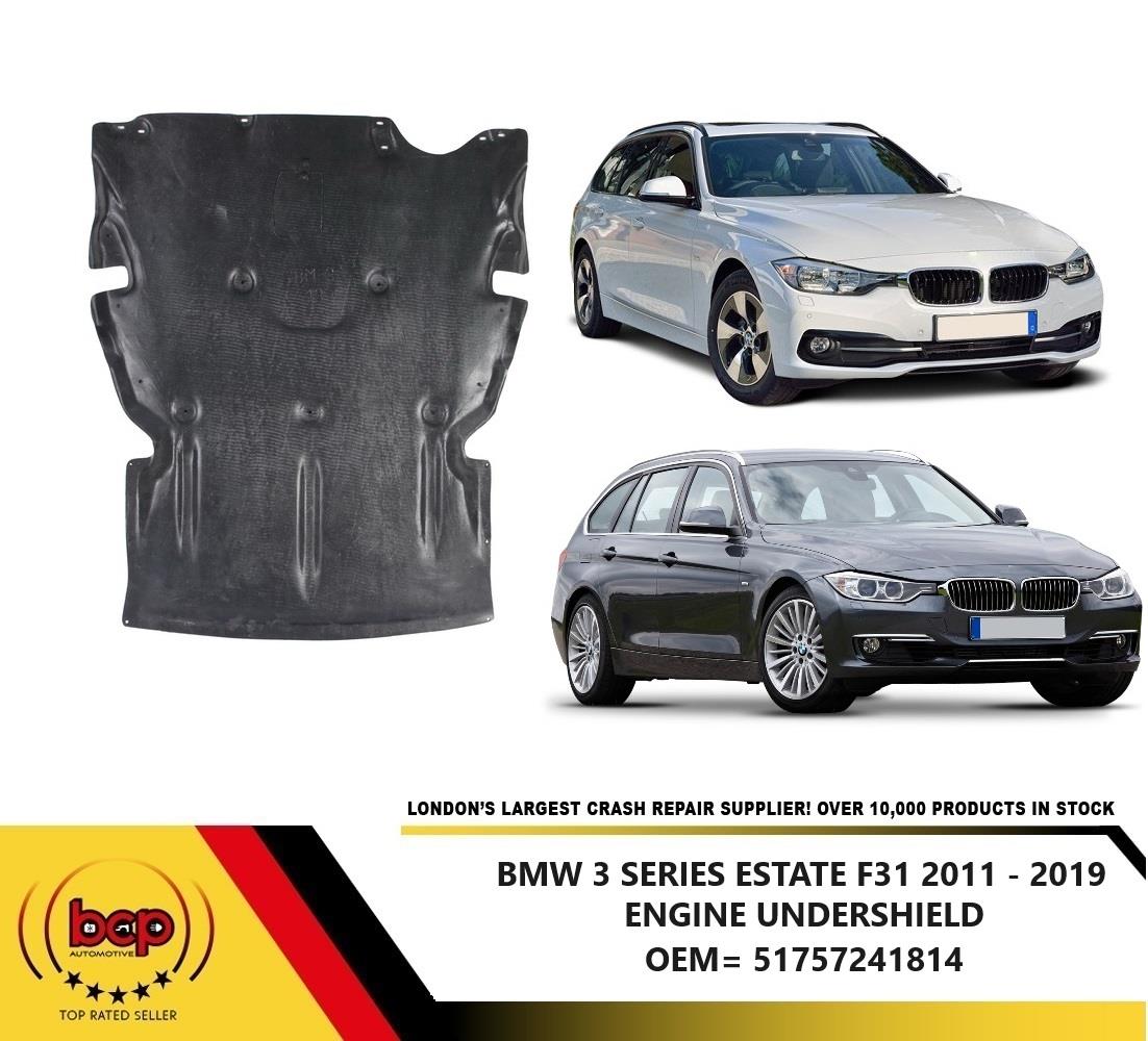 BMW 3 SERIES ESTATE F31 2012 – 2019 ENGINE UNDERTRAY COVER UNDERBONNET SCREEN