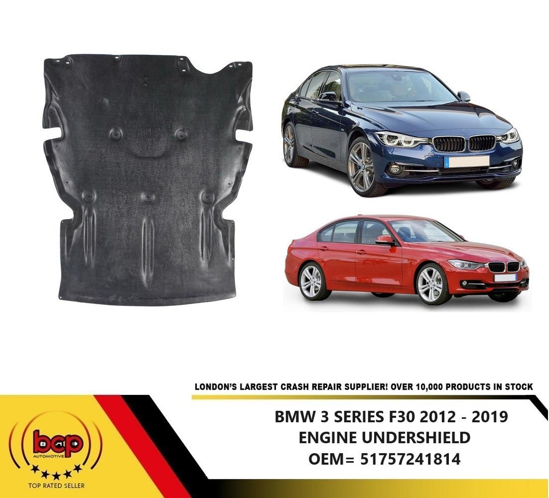 BMW 3 SERIES F30 2012 – 2019  ENGINE UNDERTRAY COVER SHEILD UNDERBONNET SCREEN