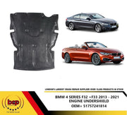 BMW 4 SERIES F32 F33 2012 – 2019  ENGINE UNDERTRAY COVER UNDERBONNET SCREEN