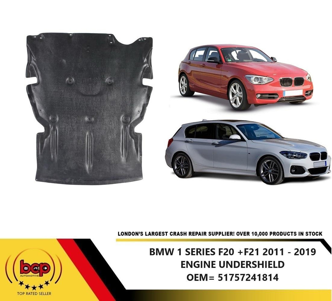 BMW 1 SERIES F20 2015 – 2019  ENGINE UNDERTRAY COVER RUST SHEILD 51757241814