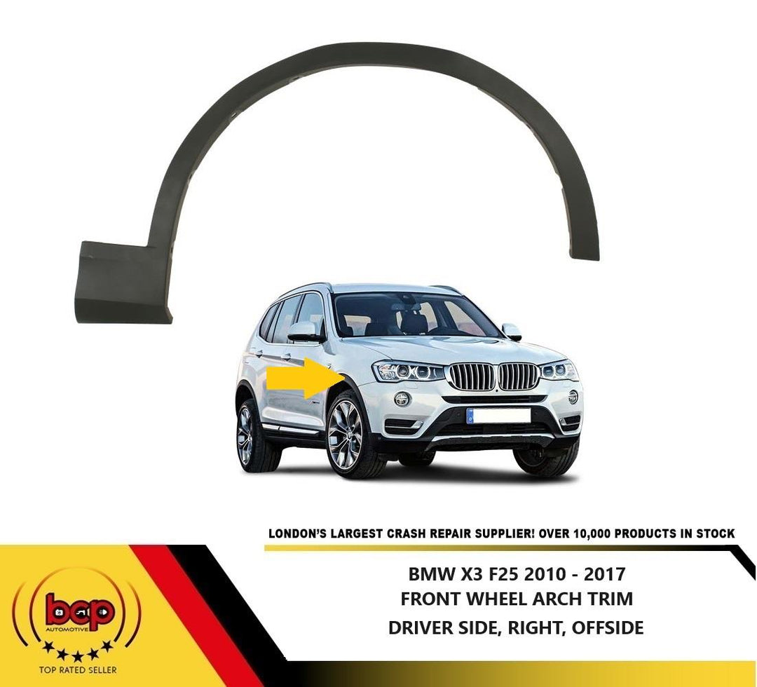 BMW X3 F25 2011- 2017 FRONT WING TRIM ARCH MOULDING RIGHT DRIVERS SIDE OFFSIDE