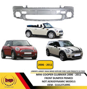 MINI COOPER 2006 - 2011 FRONT BUMPER PRIMED CLUBMAN CABRIOLET MINI ONE NEW