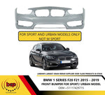 Load image into Gallery viewer, BMW 1 SERIES 2015 - 2019 FRONT BUMPER PRIMED NO SENSORS SPORT URBAN MODEL ONLY
