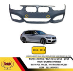 Load image into Gallery viewer, BMW 1 SERIES F20 F21 2015 – 2019 M SPORT FRONT BUMPER WITH PARKING SENSOR HOLES
