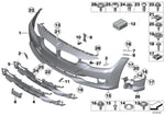 Load image into Gallery viewer, BMW 3 SERIES F30 F31 FRONT BUMPER 2012 - 2015 INSURANCE APPROVED 51117292991