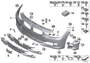 BMW 3 SERIES F30 F31 FRONT BUMPER 2012 - 2015 INSURANCE APPROVED 51117292991