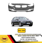 Load image into Gallery viewer, BMW 3 SERIES F30 F31 2012 – 2015 SPORT LINE FRONT BUMPER PRIMED NO PDC HOLES NEW
