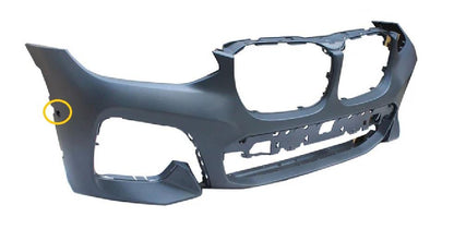 BMW X3 G01 M SPORT 2017 - 2021 FRONT BUMPER PRIMED PARK ASSIST AND CAMERA HOLE
