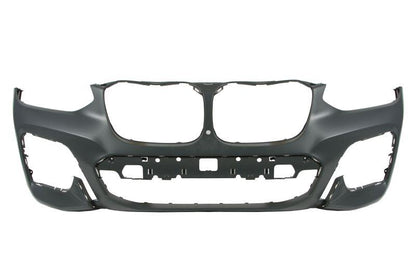 BMW X3 G01 M SPORT 2017 - 2021 FRONT BUMPER PRIMED PARK ASSIST AND CAMERA HOLE