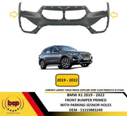 BMW X1 F48 2019 – 2022 FRONT BUMPER PRIMED WITH PARKING SENSOR HOLES NOT M SPORT