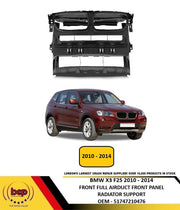 BMW X3 F25 2010-2014 FRONT FULL AIR DUCT SLAM PANEL RADIATOR SUPPORT 51747210476