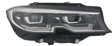 BMW 3 SERIES G20 2019 - 2023 HEADLIGHT FULL LED BLACK DRIVER SIDE RIGHT