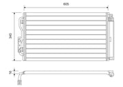 BMW 1 2 3 4 SERIES F20 F21 F30 F36 F33 AIR CON CONDENSER 64509218121 64509288940