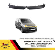 CITROEN BERLINGO 2015 - 2018 GRILLE TOP MOLDING TRIM TO BE PAITNED 1613573380
