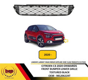 CITROEN C3 2020 ONWARDS FRONT BUMPER LOWER CENTRE GRILLE 98120622XT