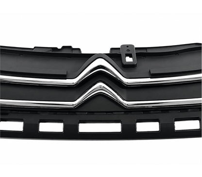 CITROEN C3 2020 - 2024 FRONT BUMPER UPPER GRILLE KIT WITH CHROME CHEVRONS BADGE