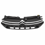 Load image into Gallery viewer, CITROEN C3 2020 - 2024 FRONT BUMPER UPPER GRILLE KIT WITH CHROME CHEVRONS BADGE