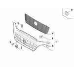 Load image into Gallery viewer, FIAT DUCATO 2014 – 2024 FRONT GRILLE BLACK WITH SILVER FRAME COMPLETE
