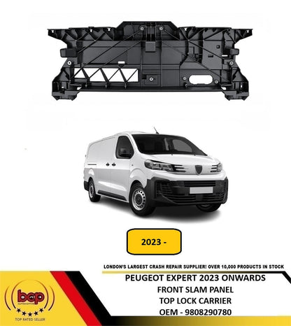 PEUGEOT EXPERT 2023 ON BONNET SLAM PANEL TOP LOCK CARRIER HOLDER NEW 9808290780