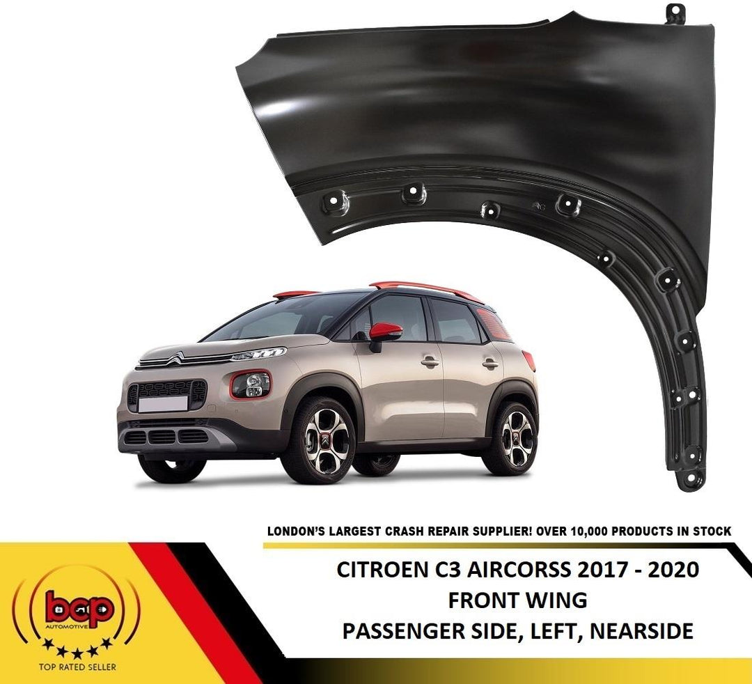 CITROEN C3 AIRCROSS 2017 - 2020 FRONT WING FENDER LEFT NEARSIDE PASSENGER SIDE