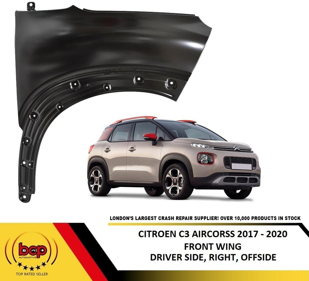 CITROEN C3 AIRCROSS 2017 - 2020 FRONT WING FENDER RIGHT DRIVERS SIDE OFFSIDE
