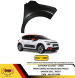 Load image into Gallery viewer, CITROEN C3 2017 - 2020 FRONT WING RIGHT DRIVER SIDE NO WHEEL ARCH TRIM HOLES
